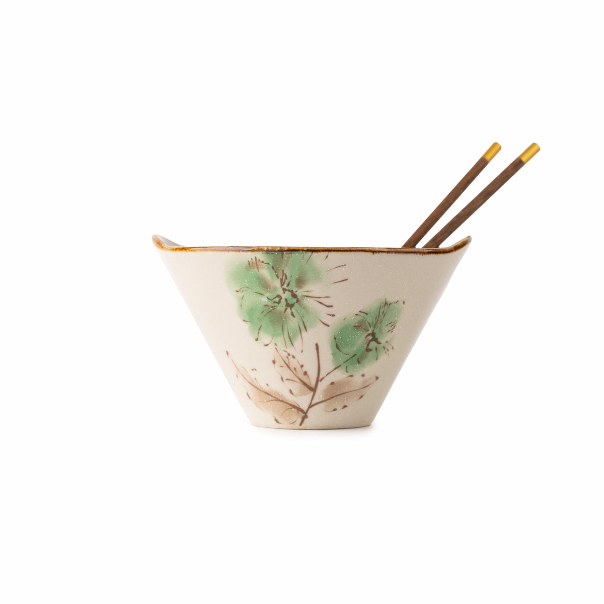 TAKISSO Porcelain Ramen Bowl Set (2 Bowls + 2 Chopstick)