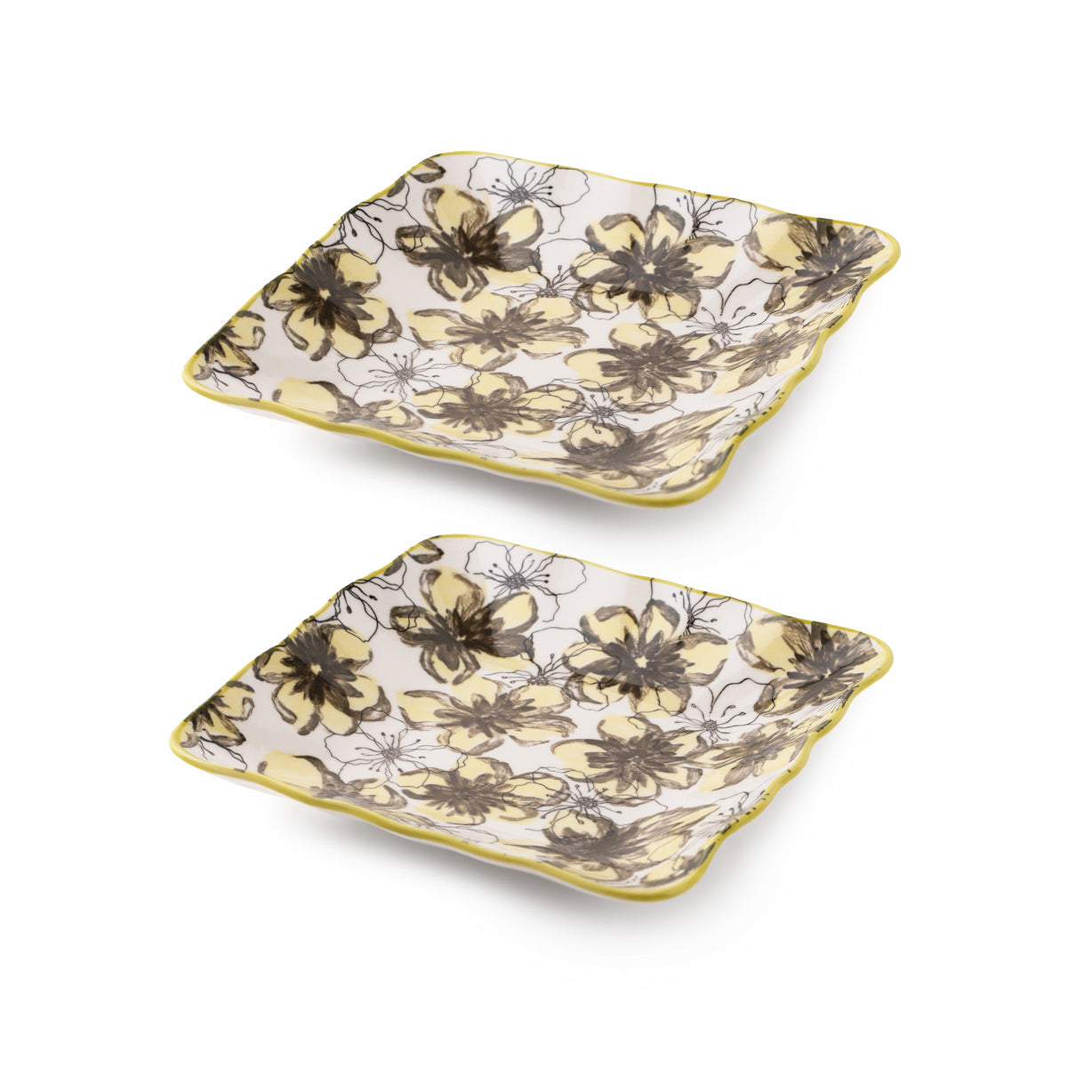 TAKISSO Porcelain Plate Set of 2