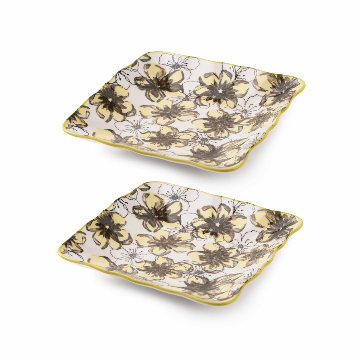 TAKISSO Porcelain Plate Set of 2