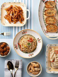 TAKISSO Porcelain Platter Set of 6