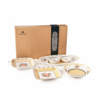 TAKISSO Porcelain Platter Set of 6