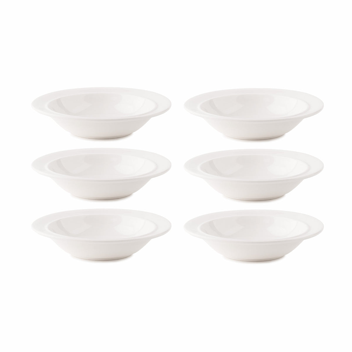 TAKISSO Porcelain Line Pattern Bowl Set of 6