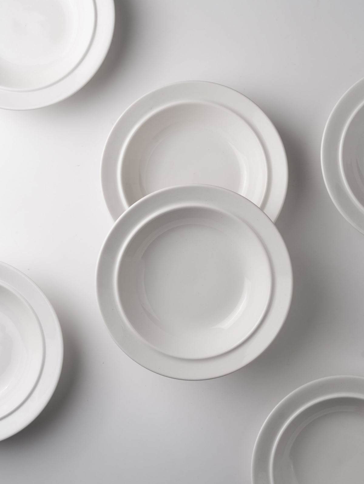 TAKISSO Porcelain Line Pattern Bowl Set of 6