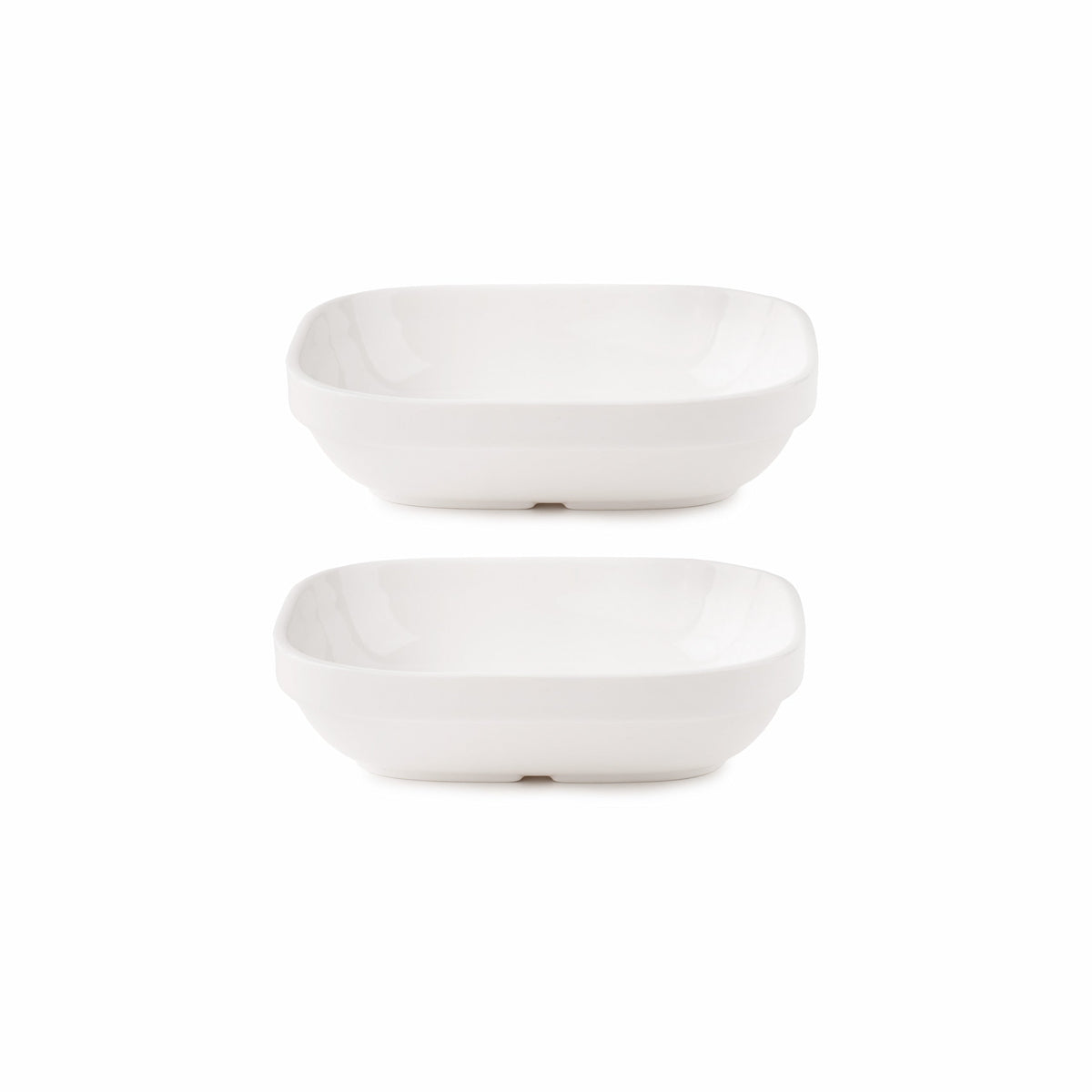 TAKISSO Porcelain Square Bowl Set of 2