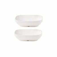 TAKISSO Porcelain Square Bowl Set of 2