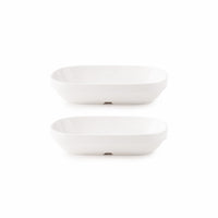TAKISSO Porcelain Rectangular Bowl Set of 2