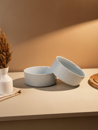 TAKISSO Porcelain Maggi Bowl Set of 2