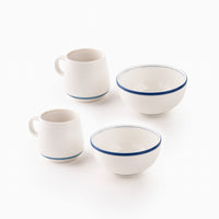 TAKISSO Porcelain Breakfast Set of 4