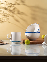 TAKISSO Porcelain Breakfast Set of 4