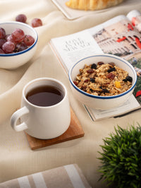 TAKISSO Porcelain Breakfast Set of 4