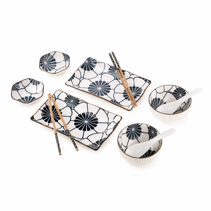 TAKISSO Porcelain Sushi Set of 10