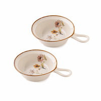TAKISSO Porcelain Serving Bowl Set of 2