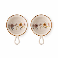 TAKISSO Porcelain Serving Bowl Set of 2