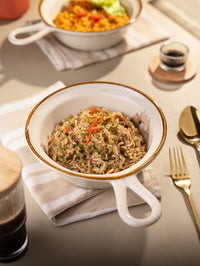 TAKISSO Porcelain Serving Bowl Set of 2