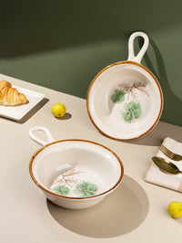 TAKISSO Porcelain Serving Bowl Set of 2