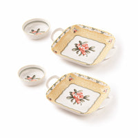 TAKISSO Porcelain Platter Set of 4