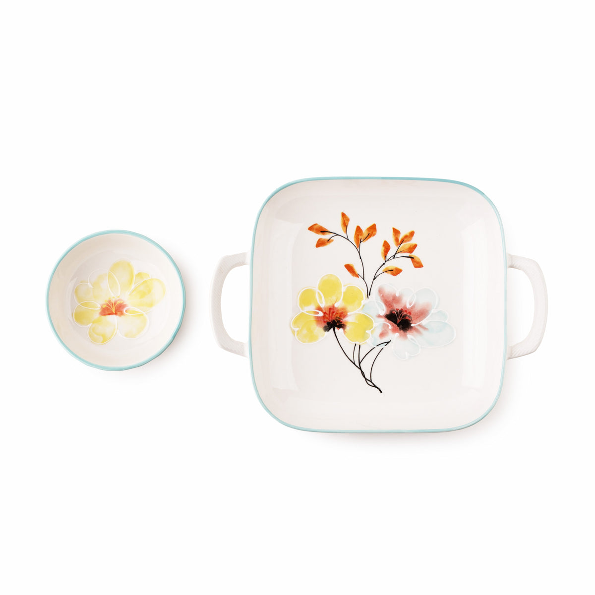 TAKISSO Porcelain Platter Set of 4