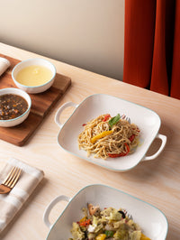 TAKISSO Porcelain Platter Set of 4