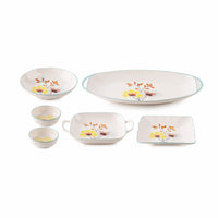 TAKISSO Porcelain Platter Set of 6