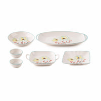 TAKISSO Porcelain Platter Set of 6