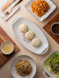 TAKISSO Porcelain Platter Set of 6