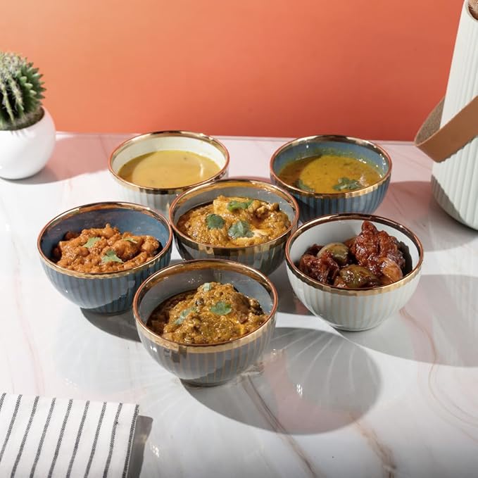 TAKISSO Ceramic Snack Bowls Set of 2 (300ml)